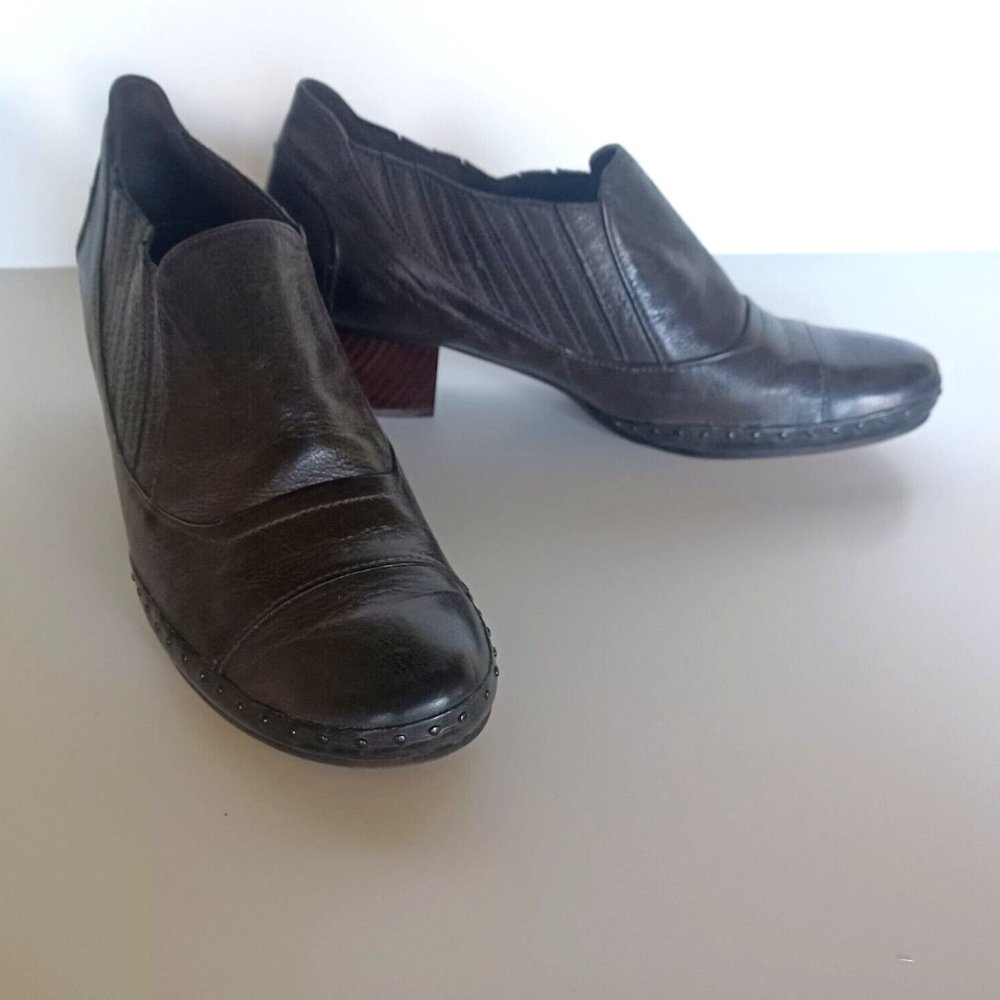 HÖGL Hoegl Leather Shoes Brown Heels Pumps